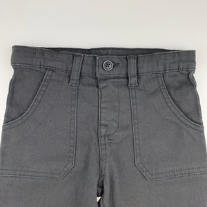 Boys Tilt, grey stretch cotton pants, adjustable, Inside leg: 37cm, EUC, size 3,  