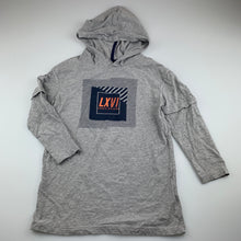 Load image into Gallery viewer, Boys Target, grey long sleeve hoodie t-shirt / top, GUC, size 7,  