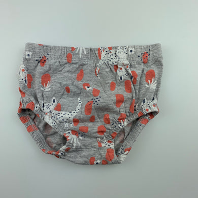 Unisex Tiny Little Wonders, grey nappy cover, FUC, size 00,  