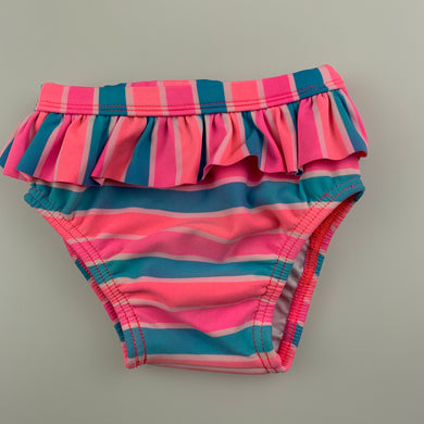 Girls Target, striped swim bottoms, FUC, size 00,  