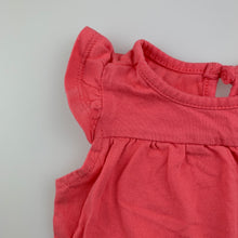 Load image into Gallery viewer, Girls Target, coral cotton t-shirt / top, EUC, size 0000,  