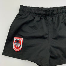 Load image into Gallery viewer, Unisex NRL Official, St George Dragons sports shorts, elasticated, GUC, size 7,  