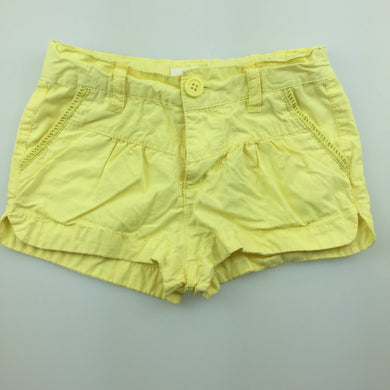 Girls Pumpkin Patch, yellow lightweight shorts, adjustable, GUC, size 1