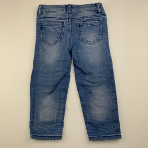 Boys Anko Baby, stretch knit denim jeans, adjustable, EUC, size 0,  