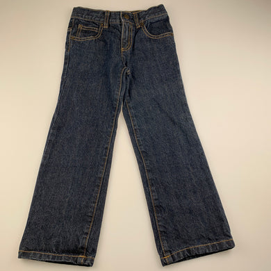Girls Crazy 8, dark denim jeans, adjustable, inside leg: 46 cm, EUC, size 5,  