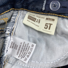 Load image into Gallery viewer, Girls Crazy 8, dark denim jeans, adjustable, inside leg: 46 cm, EUC, size 5,  