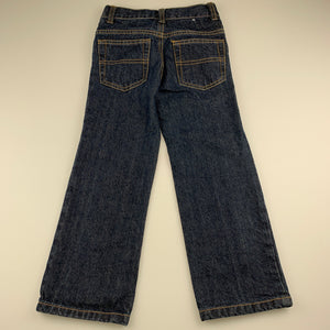 Girls Crazy 8, dark denim jeans, adjustable, inside leg: 46 cm, EUC, size 5,  