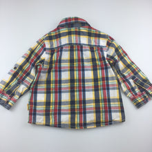 Load image into Gallery viewer, Boys Mother Care, check cotton long sleeve shirt, GUC, size 2