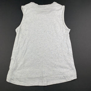 Girls Anko, grey singlet, tank top, GUC, size 7,  