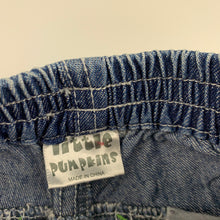 Load image into Gallery viewer, Boys Little Pumpkins, blue denim pants, elasticated, car, GUC, size 00,  