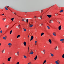 Load image into Gallery viewer, Girls Tiny Little Wonders, cotton t-shirt top, hearts, GUC, size 00,  