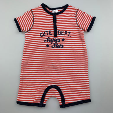 Boys Target, soft cotton romper, GUC, size 00,  