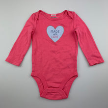 Load image into Gallery viewer, Girls Babies R Us, pink cotton bodysuit / romper, EUC, size 00,  