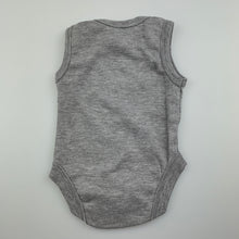Load image into Gallery viewer, unisex Baby Berry, grey singletsuit / romper, GUC, size 0000,  
