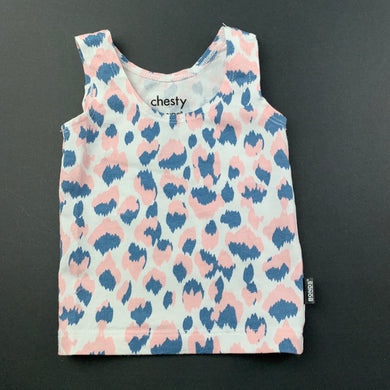Girls Bonds, stretchy chesty singlet top, EUC, size 000,  