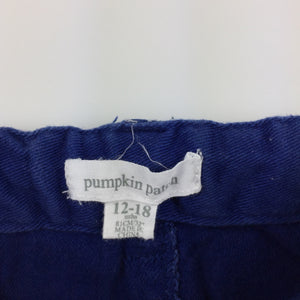 Girls Pumpkin Patch, blue stretch denim jeans / pants, adjustable, FUC, size 1