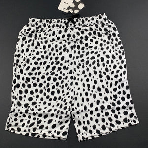 unisex Chi Khi, bamboo blend animal print slouch shorts, elasticated, NEW, size 6-7,  