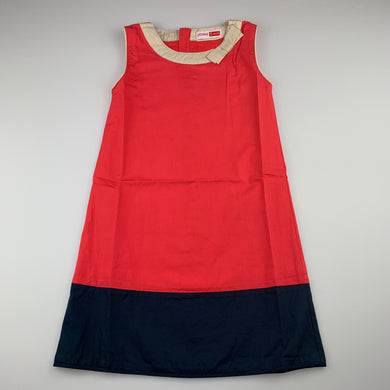 Girls Lycorne, lined lightweight cotton dress, NEVER WORN, EUC, size 5, L: 58cm