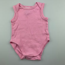 Load image into Gallery viewer, Girls Dymples, pink cotton singletsuit / romper, GUC, size 0000,  