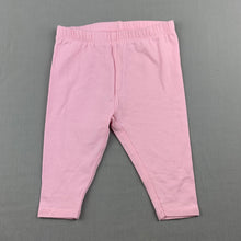 Load image into Gallery viewer, Girls Mix Baby, pink stretchy leggings / bottoms, GUC, size 00,  