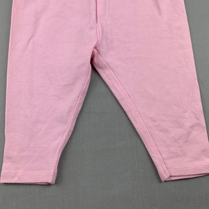 Girls Mix Baby, pink stretchy leggings / bottoms, GUC, size 00,  
