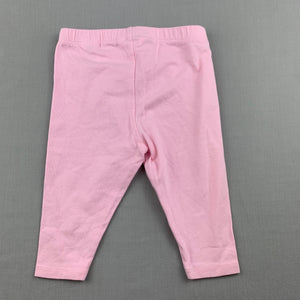 Girls Mix Baby, pink stretchy leggings / bottoms, GUC, size 00,  