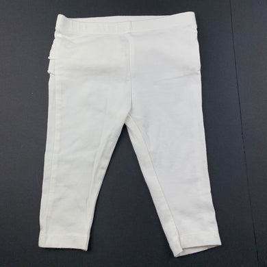 Boys Kids & Co, stretchy ruffle leggings / bottoms, EUC, size 00,  