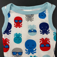 Load image into Gallery viewer, Boys Babies R Us, lightweight cotton bodysuit, romper, Octopus, EUC, size 0000,  