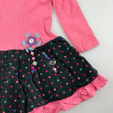 Load image into Gallery viewer, Girls Jack &amp; Milly, cotton casual long sleeve dress, FUC, size 0, L: 40 cm
