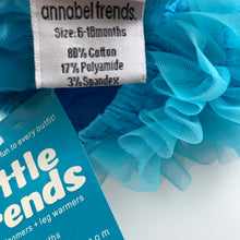 Load image into Gallery viewer, Girls Little Trends, blue ruffle nappy cover, bloomers, NEW, size 0-1,  