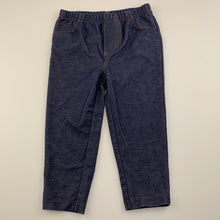 Load image into Gallery viewer, Girls Carters, stretchy denim leggings, elasticated, FUC, size 1,  