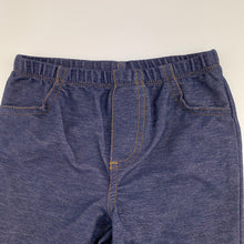 Load image into Gallery viewer, Girls Carters, stretchy denim leggings, elasticated, FUC, size 1,  