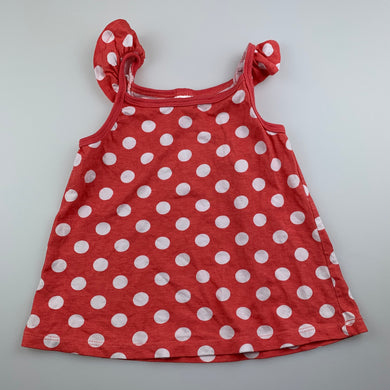 Girls Tiny Little Wonders, cotton summer top, EUC, size 1,  