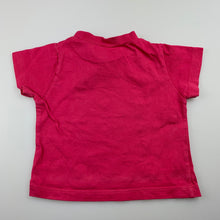 Load image into Gallery viewer, Girls Bonds, pink cotton t-shirt / top, wash faded, FUC, size 000,  