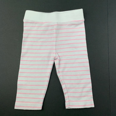 Girls Sprout, soft cotton leggings / bottoms, EUC, size 000,  