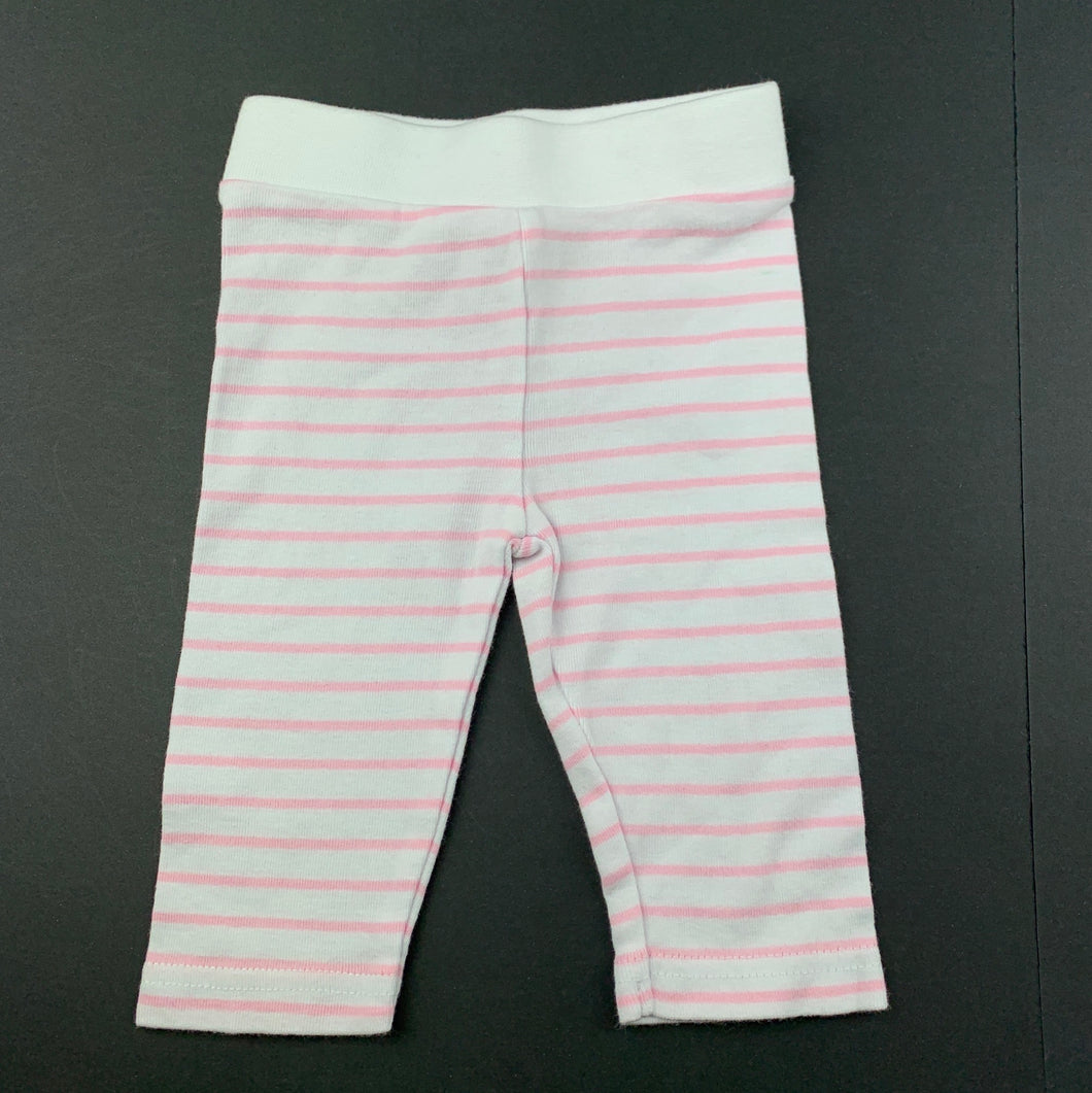 Girls Sprout, soft cotton leggings / bottoms, EUC, size 000,  