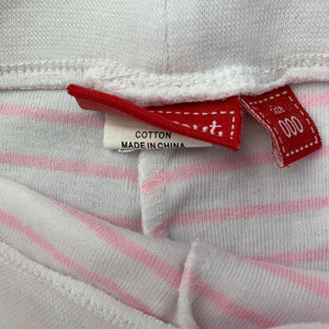 Girls Sprout, soft cotton leggings / bottoms, EUC, size 000,  