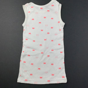 Girls Target, cotton singlet top, EUC, size 0000,  