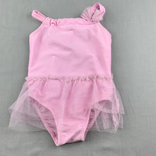 Load image into Gallery viewer, Girls Baby Buns, pink swim one-piece, FUC, size 1-2,  