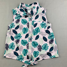 Load image into Gallery viewer, Girls Anko, cotton tie front shirt top, EUC, size 5,  