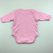 Load image into Gallery viewer, Girls Papoose, pink cotton bodysuit / romper, GUC, size 0000,  