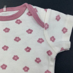 Girls Sandy & Simon, floral cotton bodysuit, romper, GUC, size 00,  