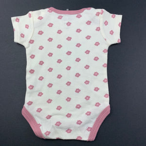 Girls Sandy & Simon, floral cotton bodysuit, romper, GUC, size 00,  