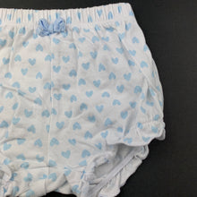 Load image into Gallery viewer, Girls Anko, blue and white cotton shorts, elasticated, EUC, size 00,  