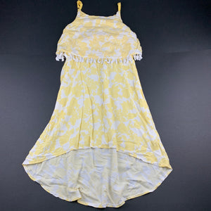 Girls Pumpkin Patch, lightweight summer hi-lo dress, FUC, size 6, L: 67cm approx (front)