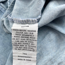 Load image into Gallery viewer, Boys Young Original, chambray cotton short sleeve shirt, GUC, size 1,  