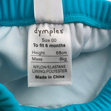 Load image into Gallery viewer, Boys Dymples, short sleeve rashie &amp; swim bottoms, FUC, size 00,  