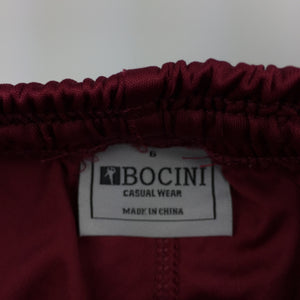 Boys Bocini, maroon sports lightweight shorts, elasticated, GUC, size 6