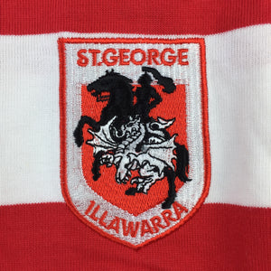 Boys NRL Supporter, St George Dragons thick cotton jersey / top, EUC, size 12