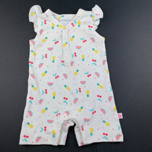 Load image into Gallery viewer, Girls Marquise, soft cotton romper, FUC, size 0000,  